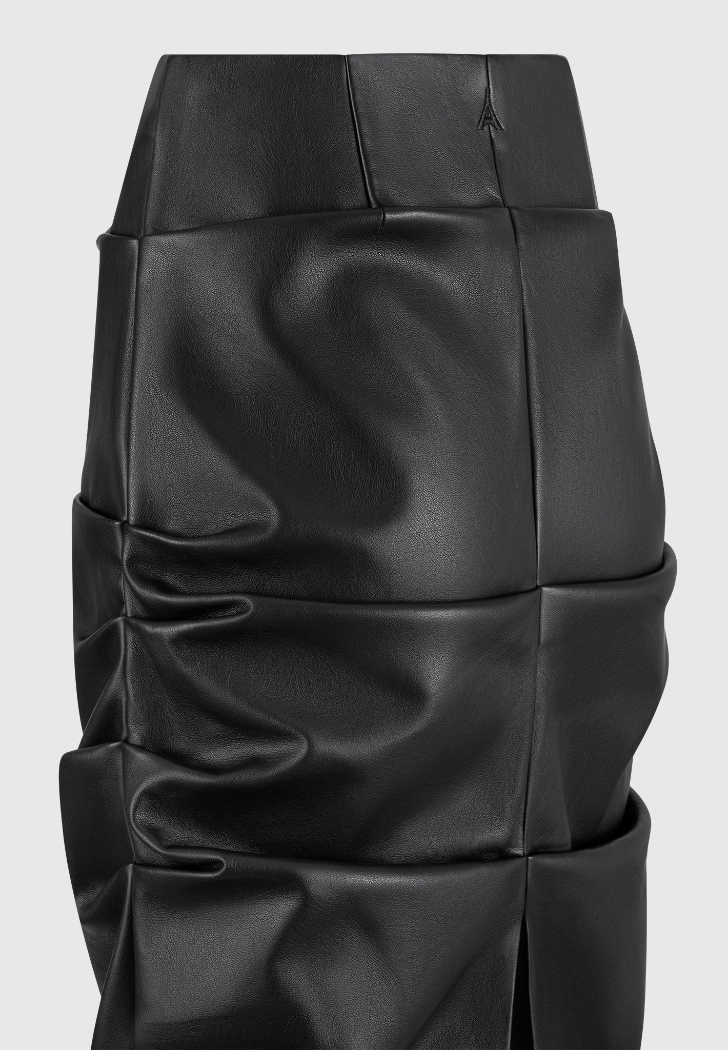 tacked-vegan-leather-midaxi-skirt-black