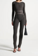 knitted-two-tone-jumpsuit-with-belt-grey-black