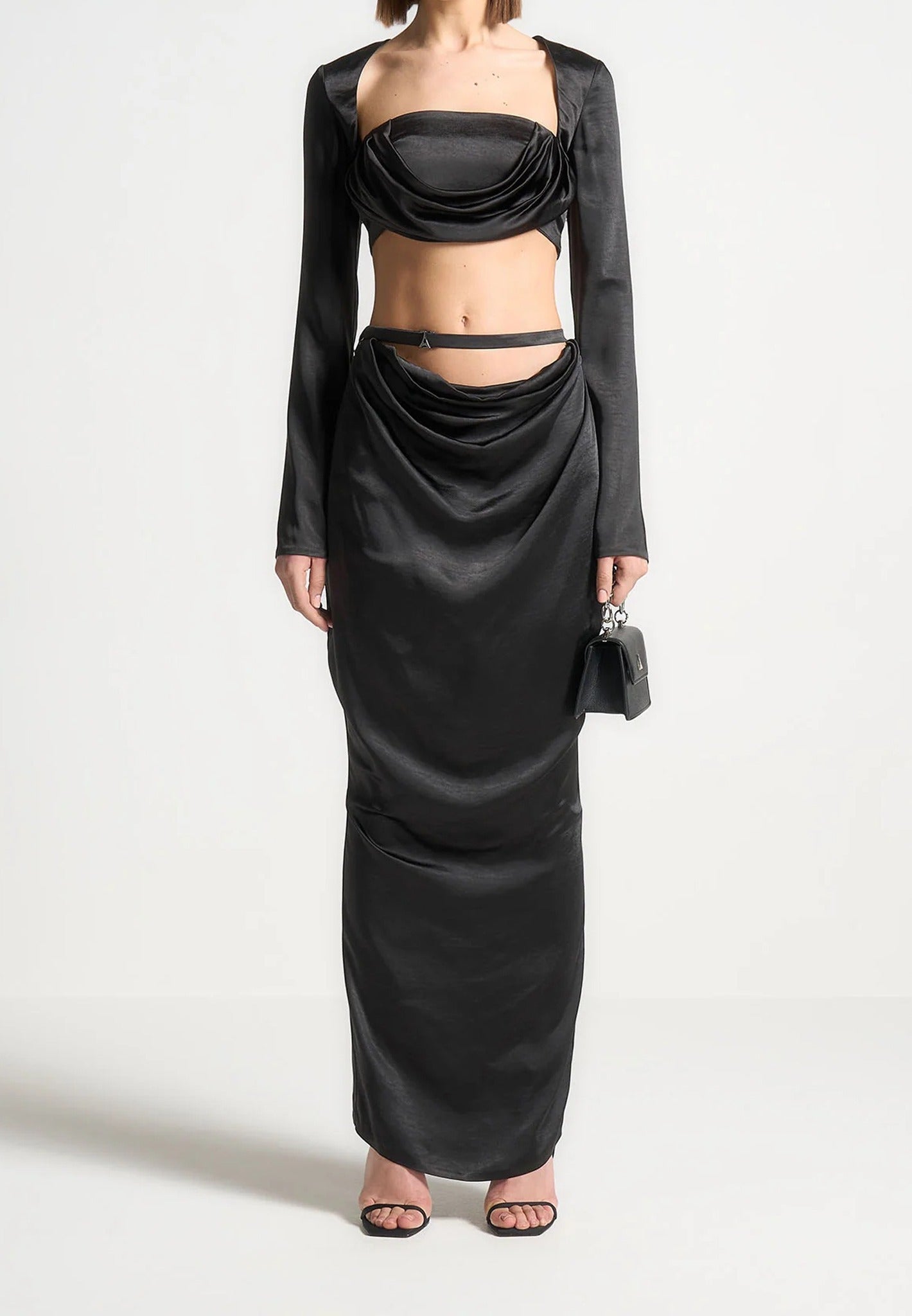 satin-drape-belted-maxi-skirt-black