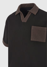 boxy-polo-shirt-with-crochet-detail-black
