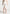 Asymmetric Drape Midaxi Skirt - White