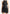 Asymmetric Knit Mini Dress - Black Marl
