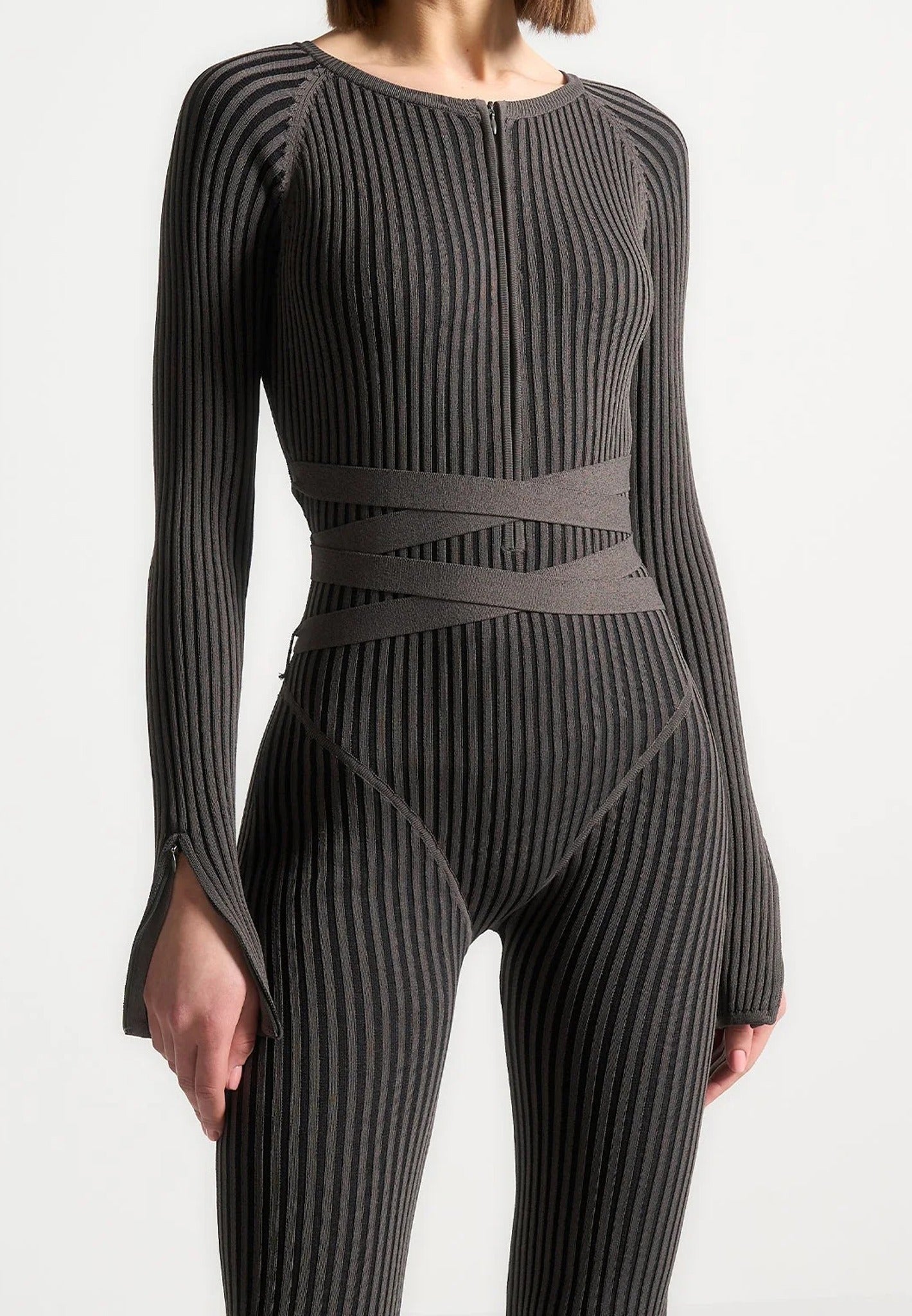 knitted-two-tone-jumpsuit-with-belt-grey-black 