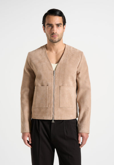 maxime-suede-zip-jacket-with-contrast-stitch-beige
