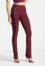 eyelet-detail-tacked-leggings-wine-red