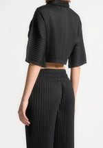 pleated-cropped-shirt-black-1