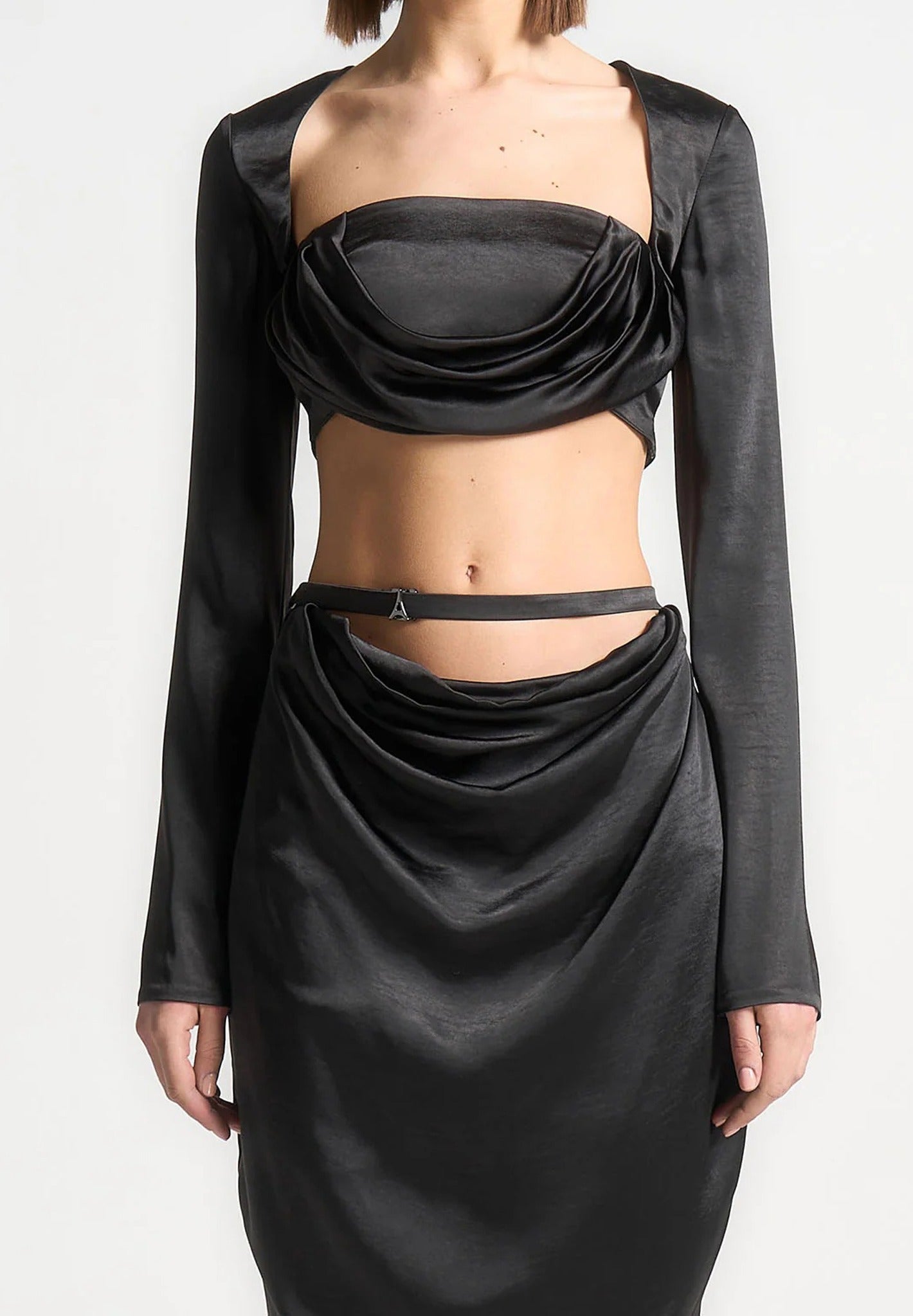 satin-drape-bandeau-bolero-top-black