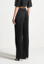 L⁠ila - Pleated Pants - Black