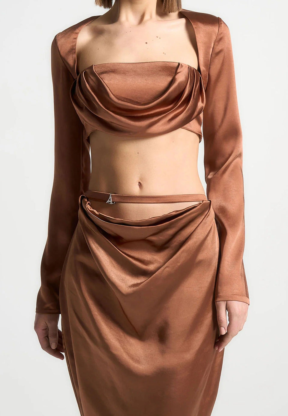 satin-drape-bandeau-bolero-top-bronze