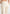 Pleated Mid Rise Straight Leg Jeans - Cream