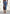 Asymmetric Drape Midaxi Skirt - Blue