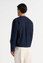 zac-boxy-v-neck-long-sleeve-shirt-navy