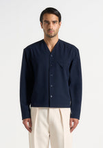 zac-boxy-v-neck-long-sleeve-shirt-navy