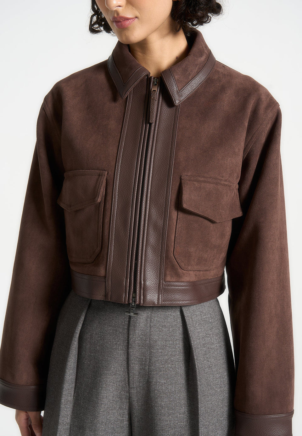 denise-suede-and-pebbled-leather-jacket-brown