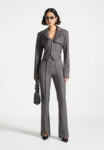 lise-cropped-tailored-blazer-and-button-detail-bandeau-dark-grey