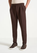 hubert-slim-fit-tailored-trousers-brown