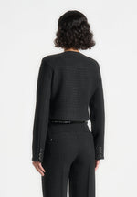 celine-cropped-tweed-jacket-with-pearls-black