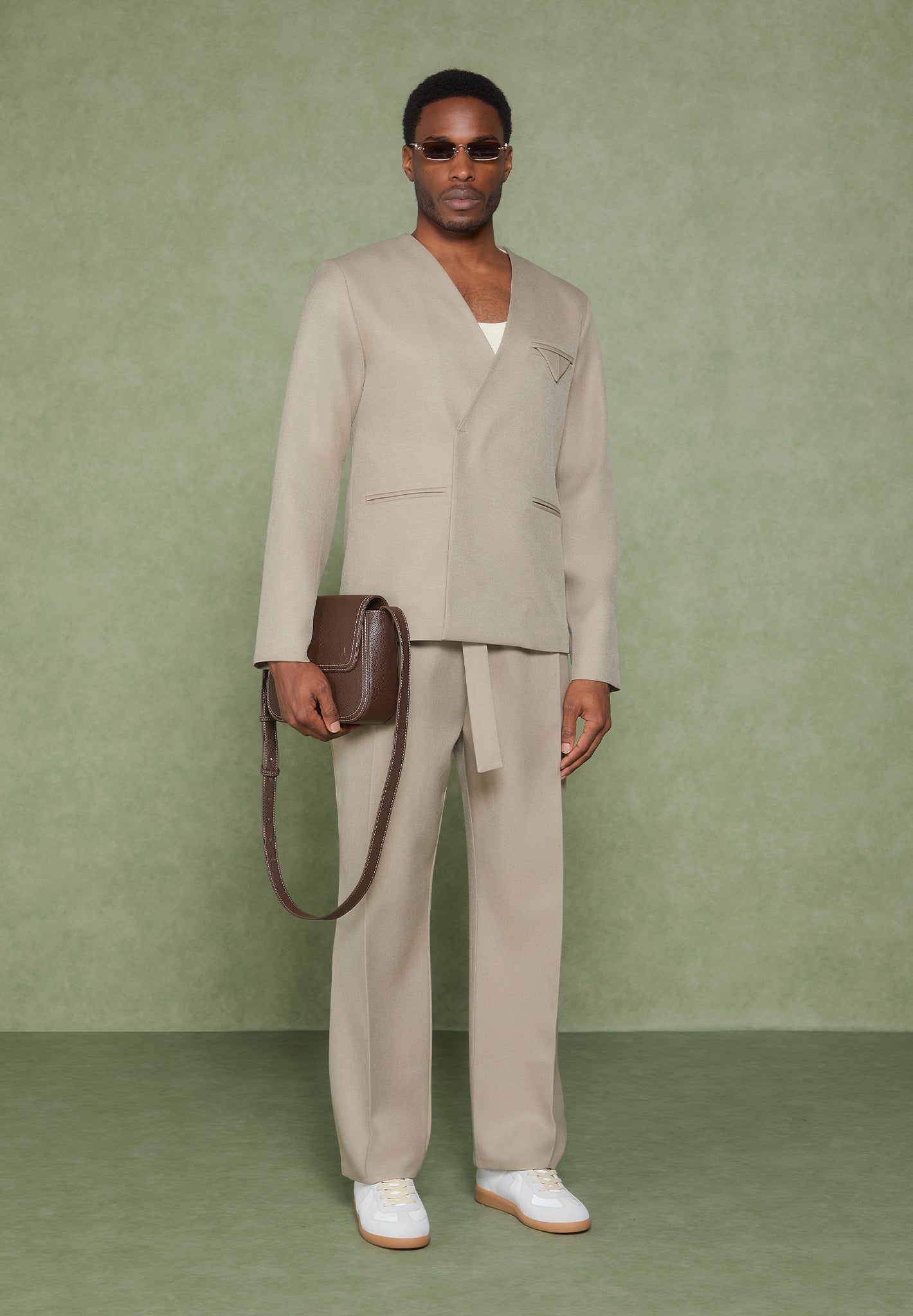 colin-collarless-double-breasted-minimal-blazer-beige