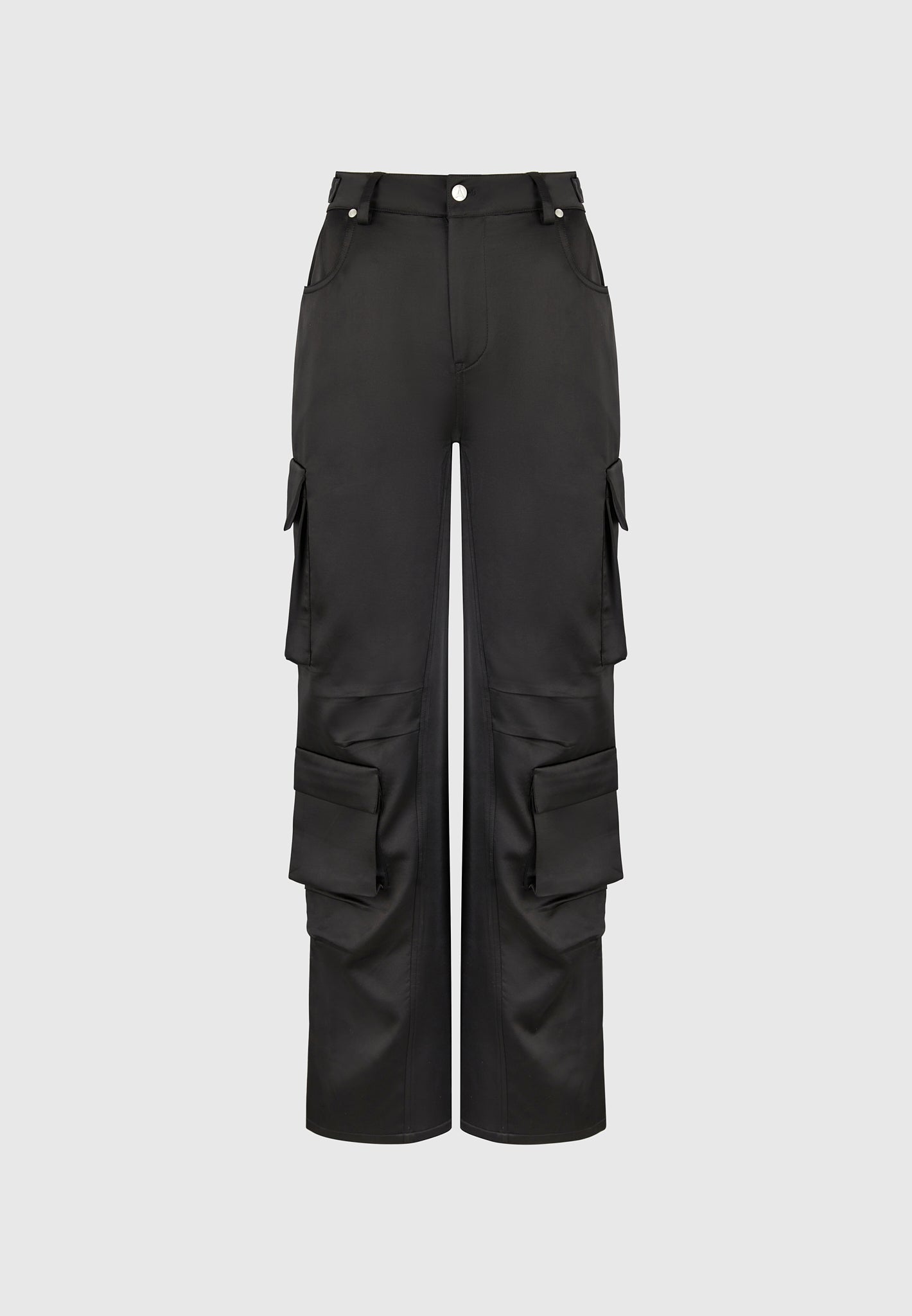 satin-high-waisted-cargo-pants-black