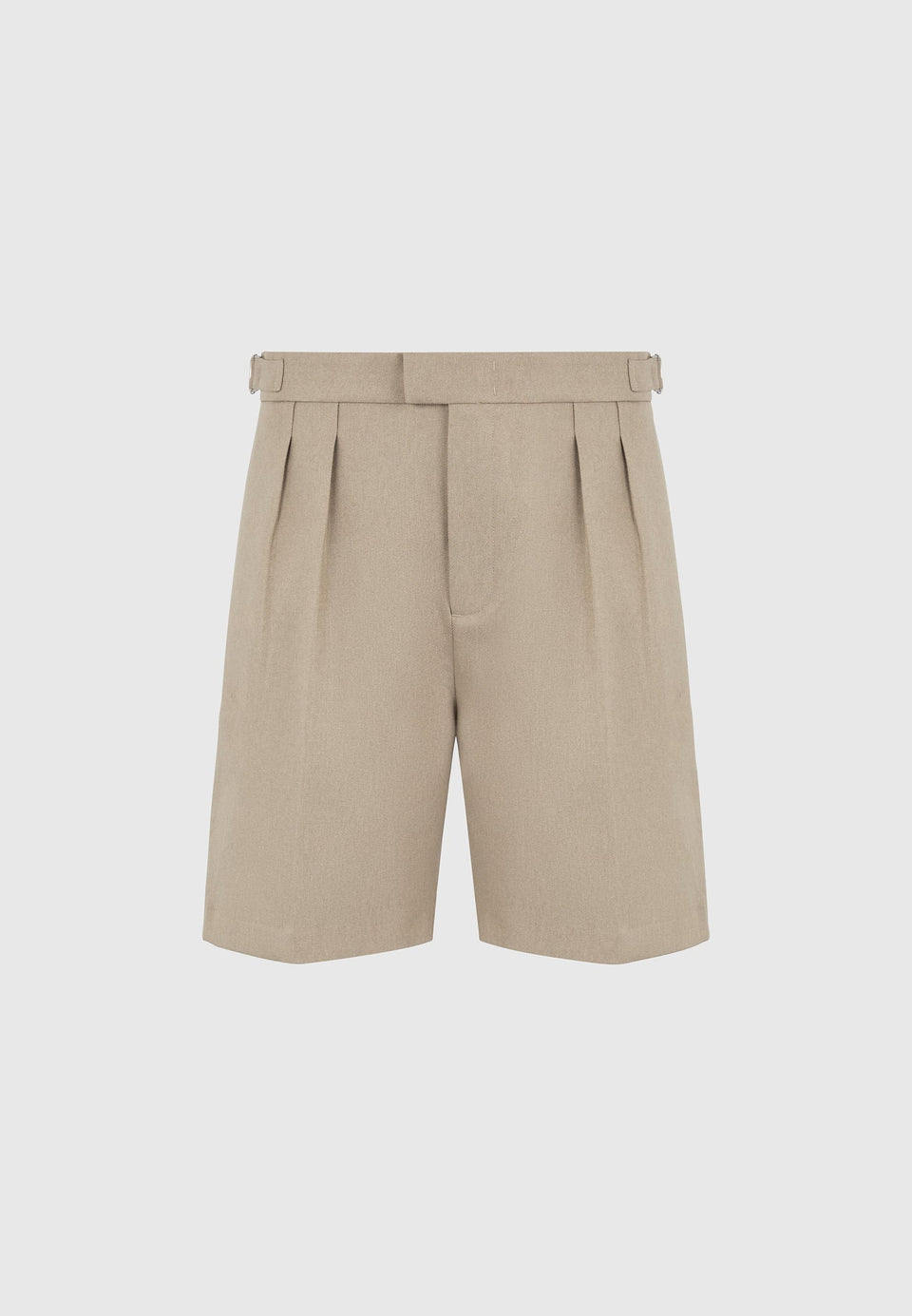twin-pleat-tailored-shorts-beige
