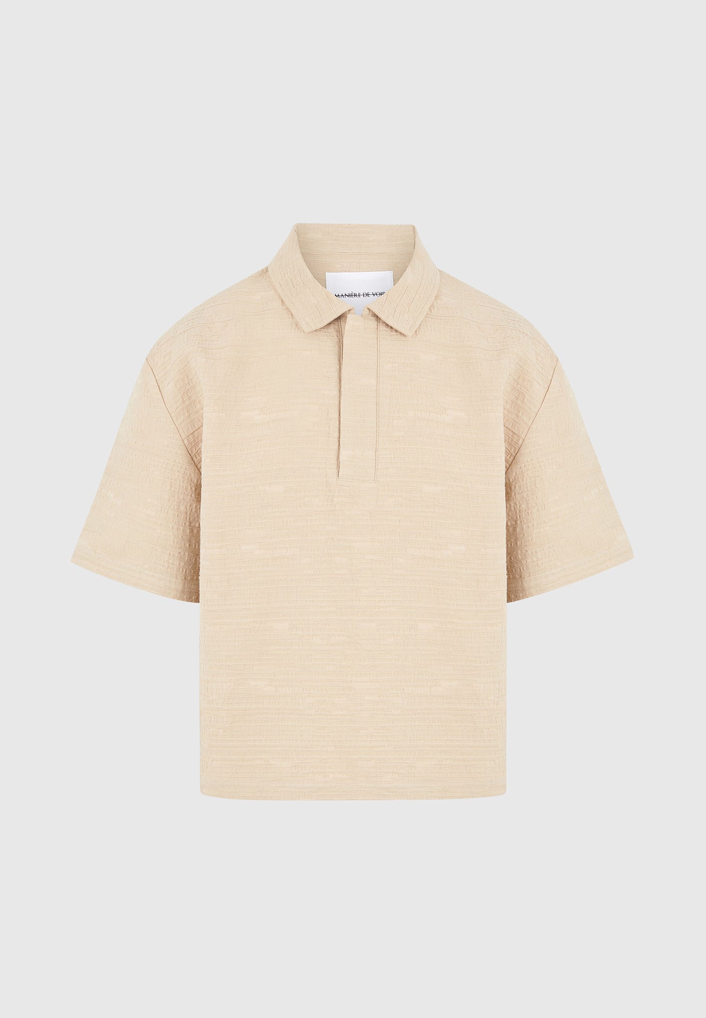 simon-boxy-textured-polo-shirt-beige