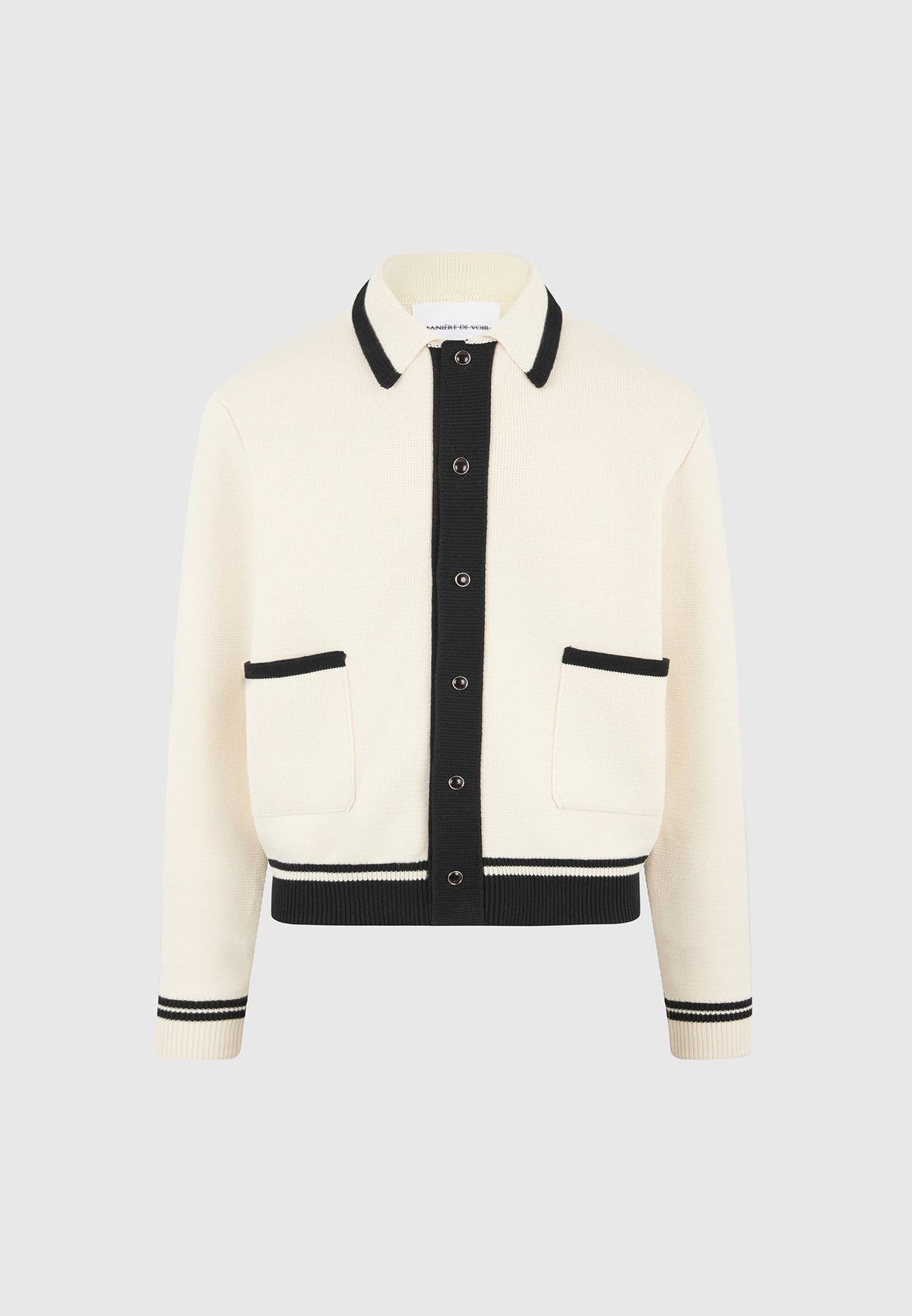 Julien - Classic Combed Cotton Knit Cardigan - Cream