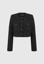 celine-cropped-tweed-jacket-with-pearls-black