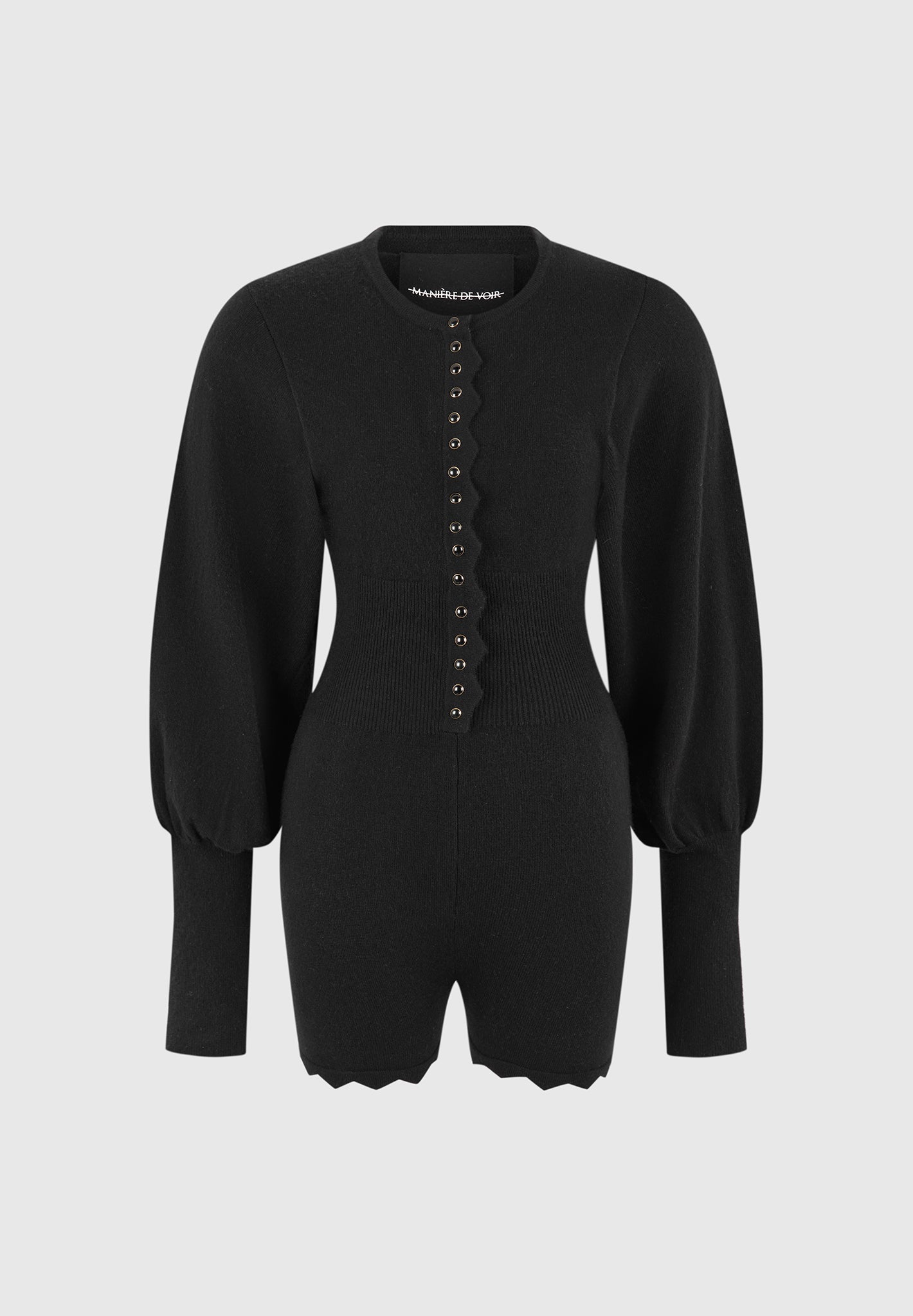knitted-scallop-hem-playsuit-black