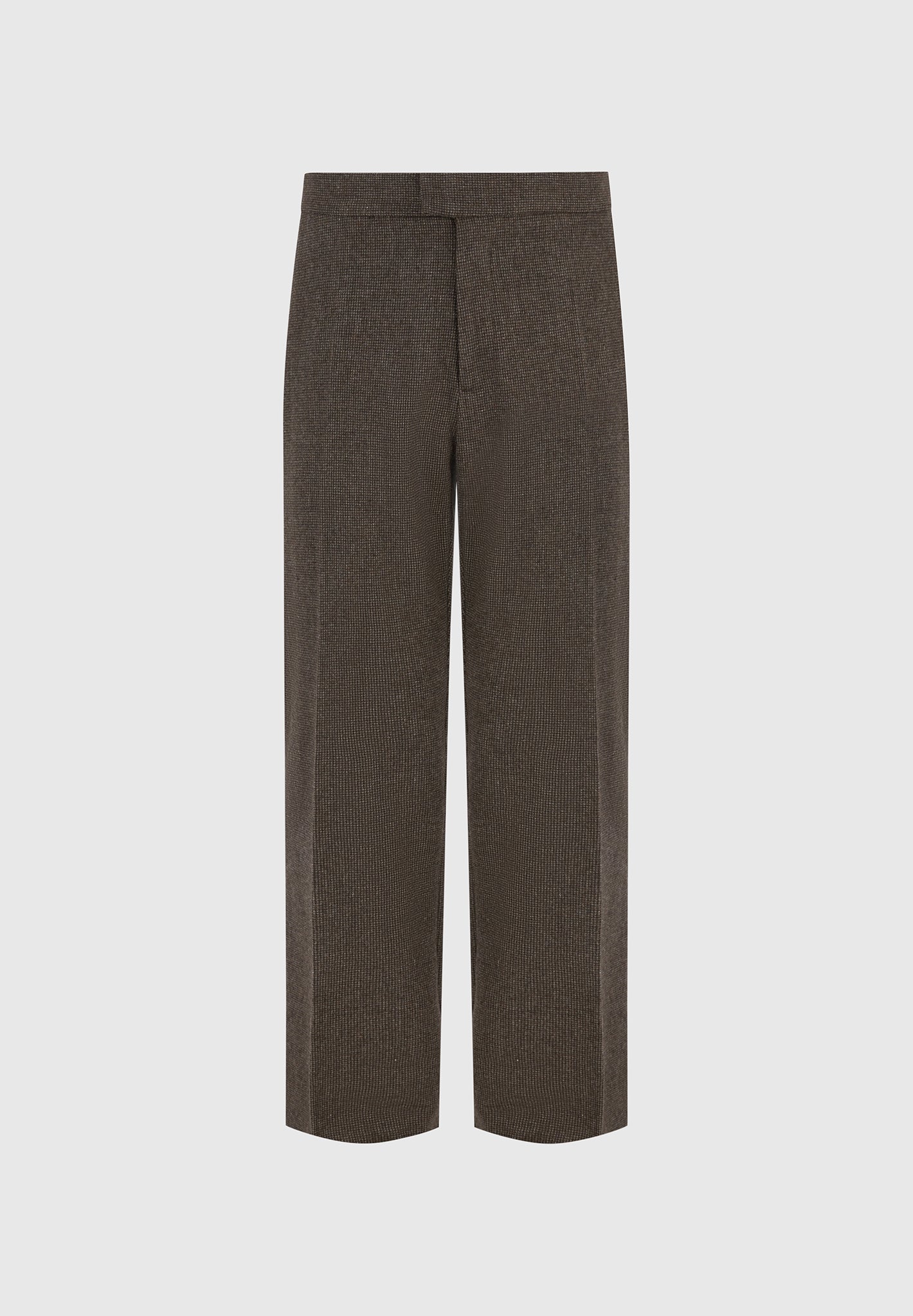 regular-fit-houndstooth-wool-blend-trousers-brown