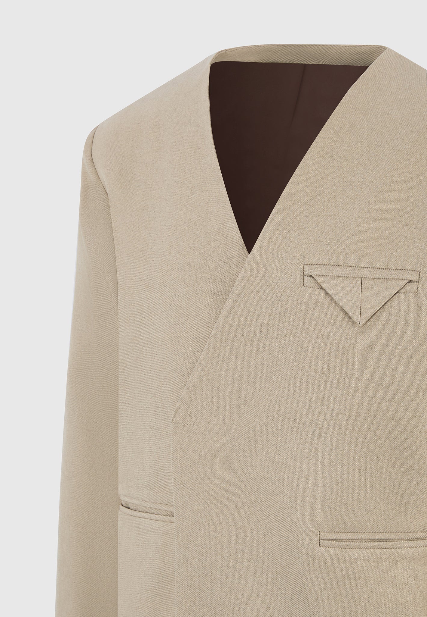 colin-collarless-double-breasted-minimal-blazer-beige