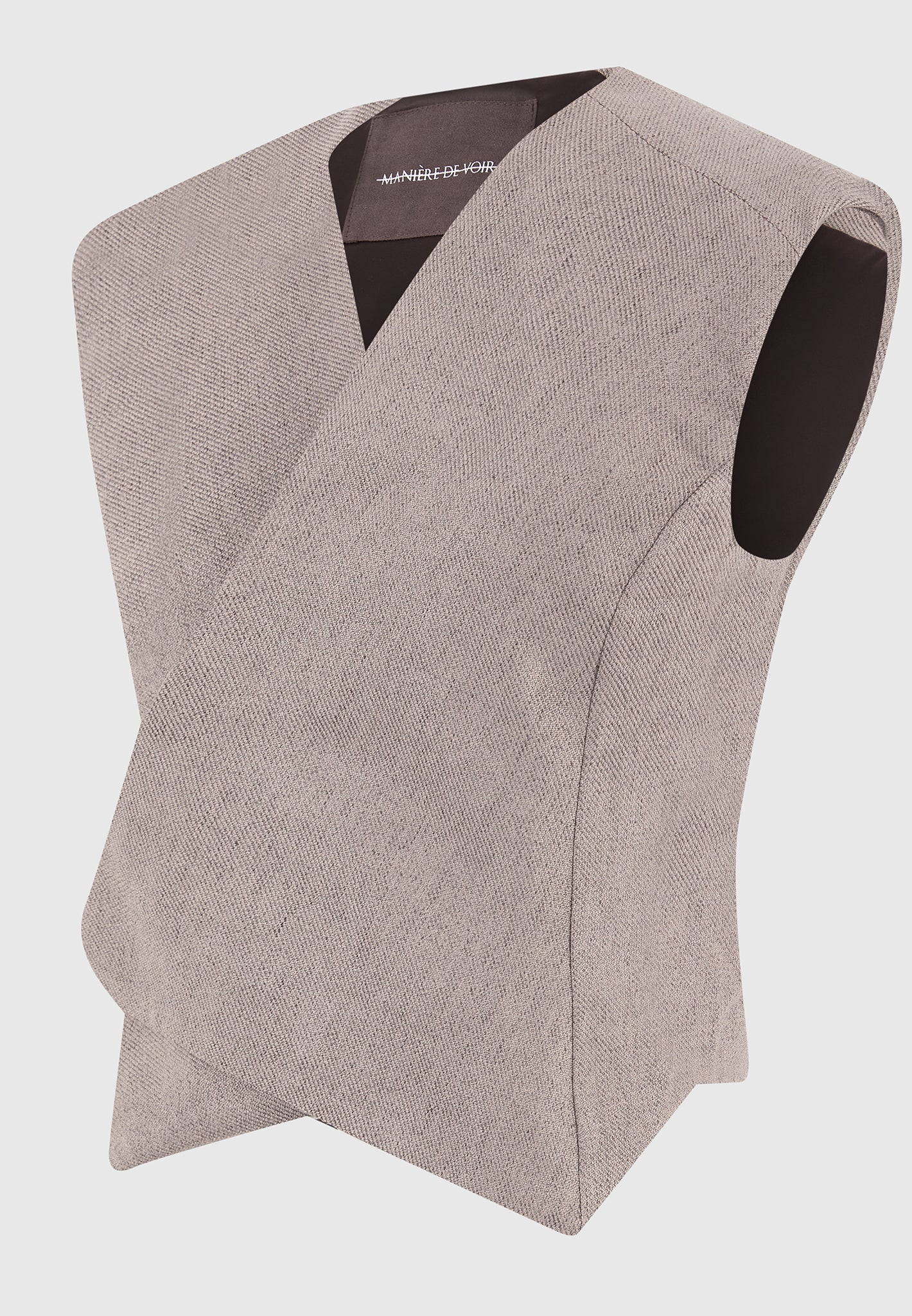 laurence-textured-tailored-wrap-waistcoat-taupe