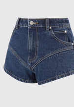 lore-contour-denim-mini-shorts-indigo