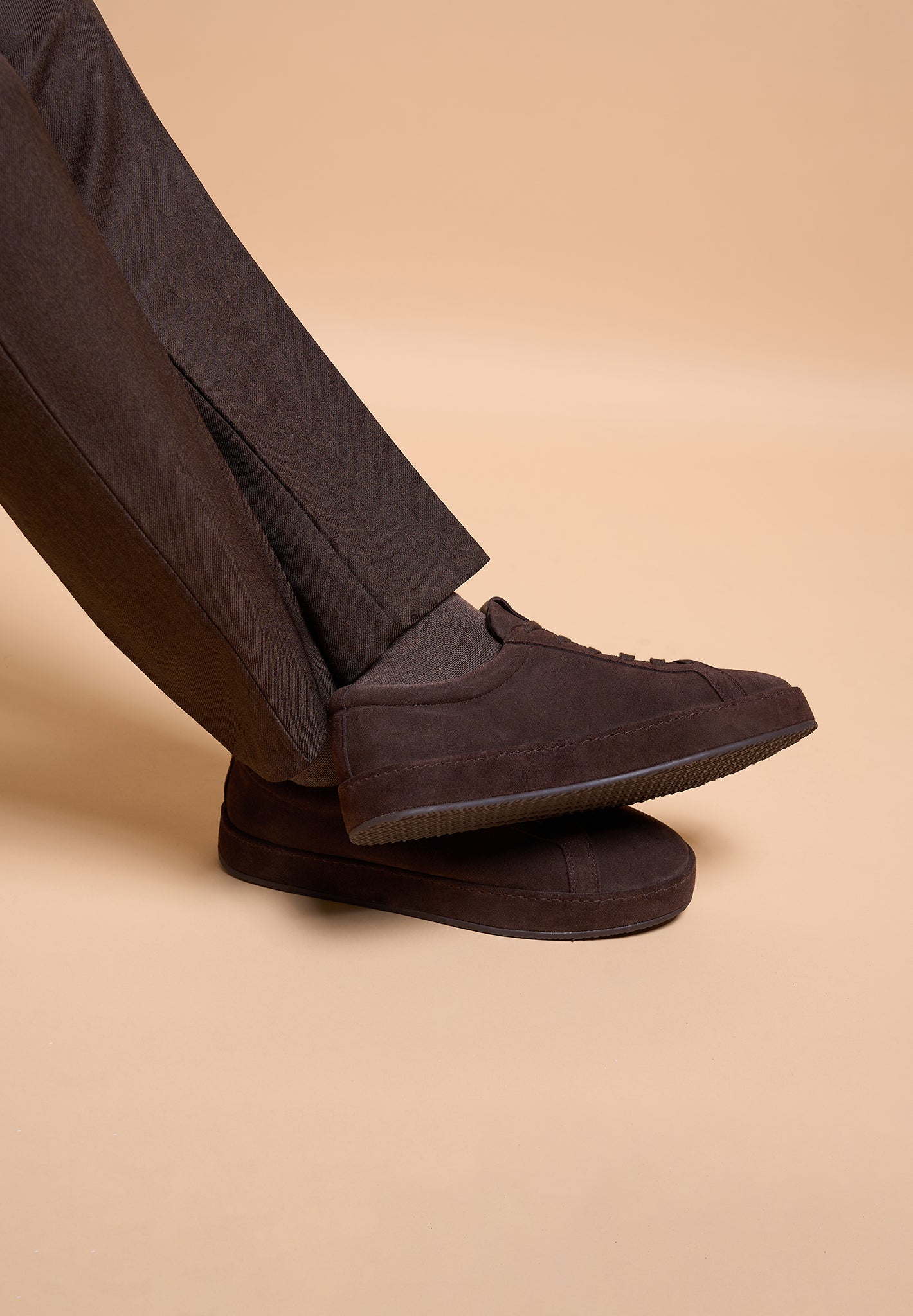 Cannes Suede Sneaker - Espresso