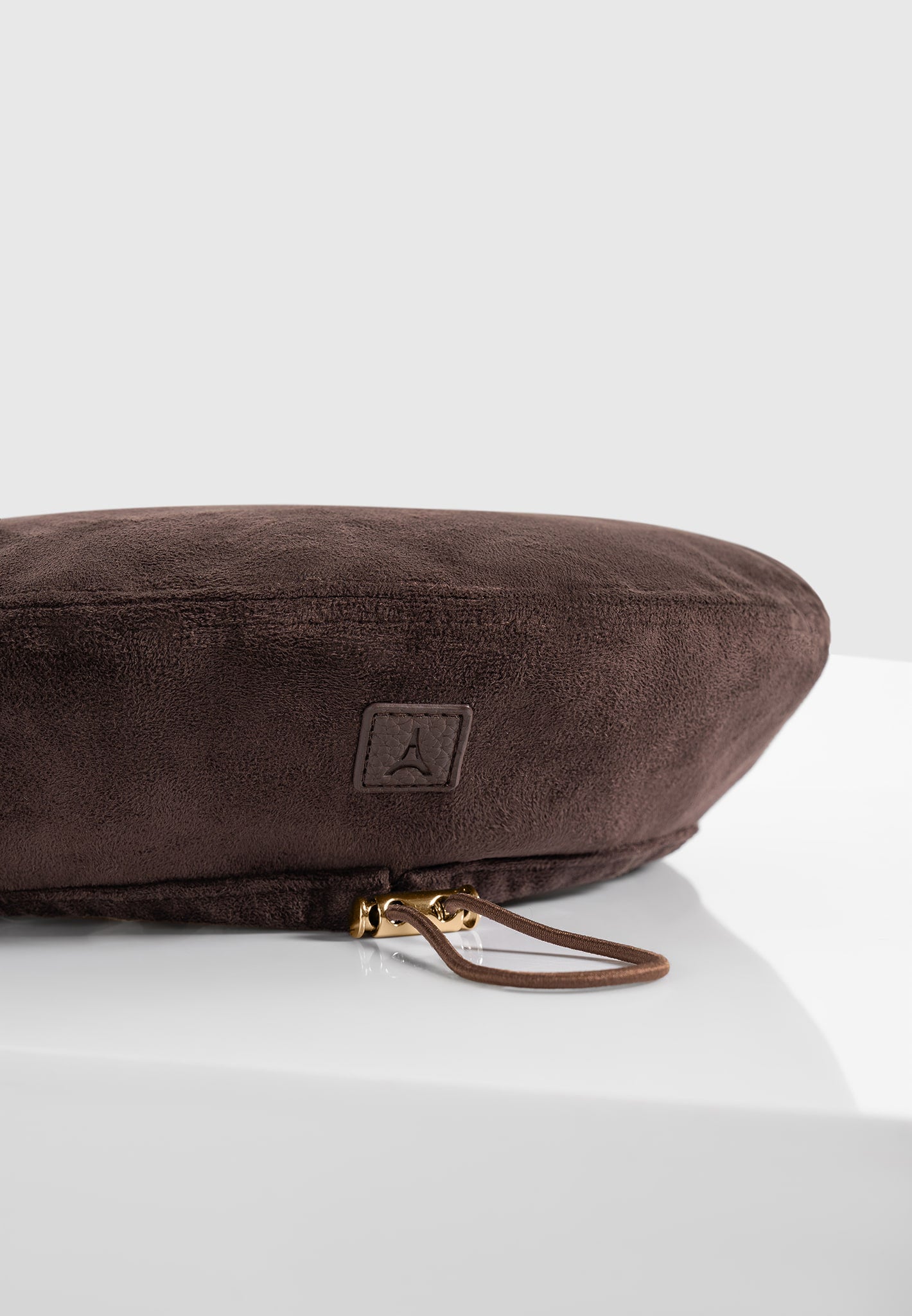 Anya - Suede Beret - Brown