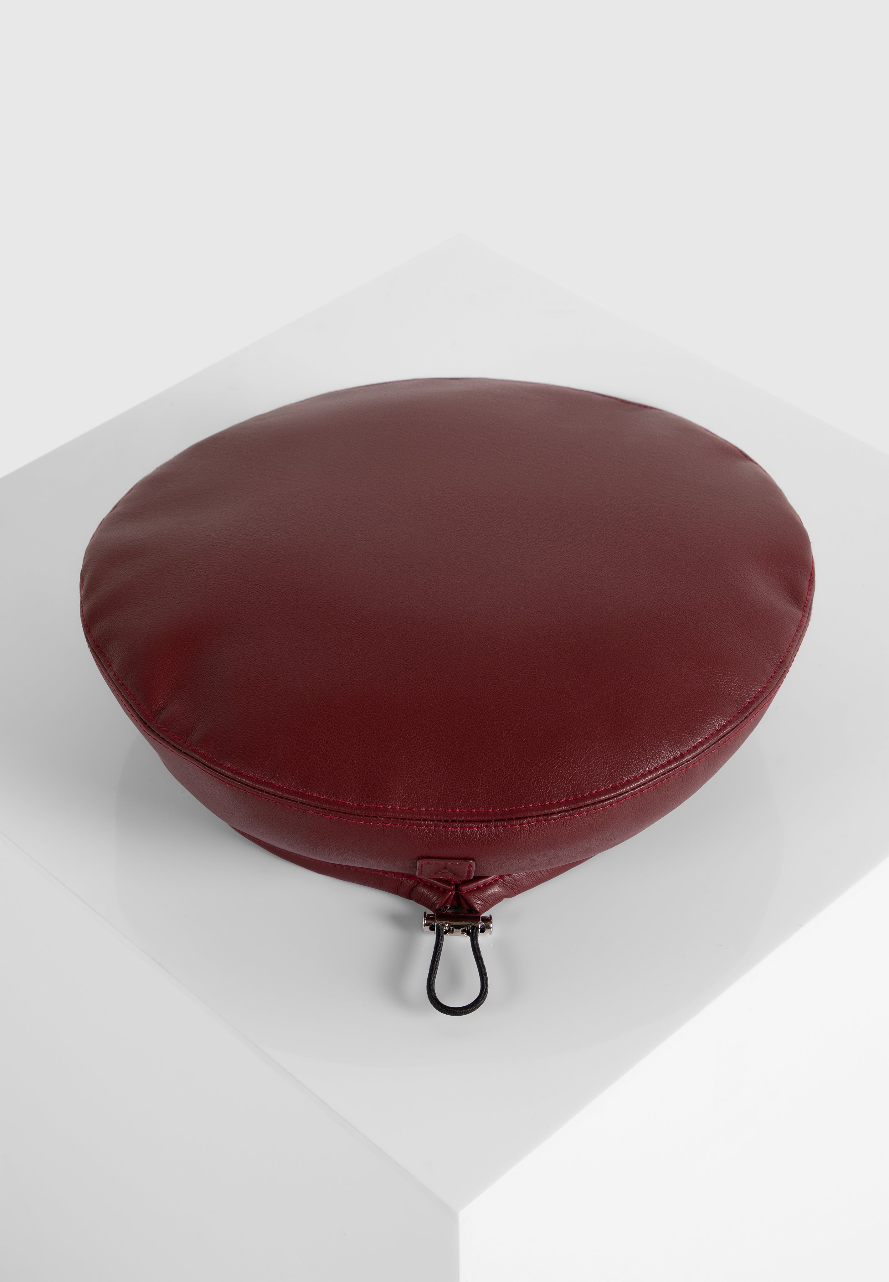 leather-beret-wine-red