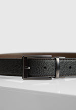 Éternel Reversible Leather Belt - Black/Brown