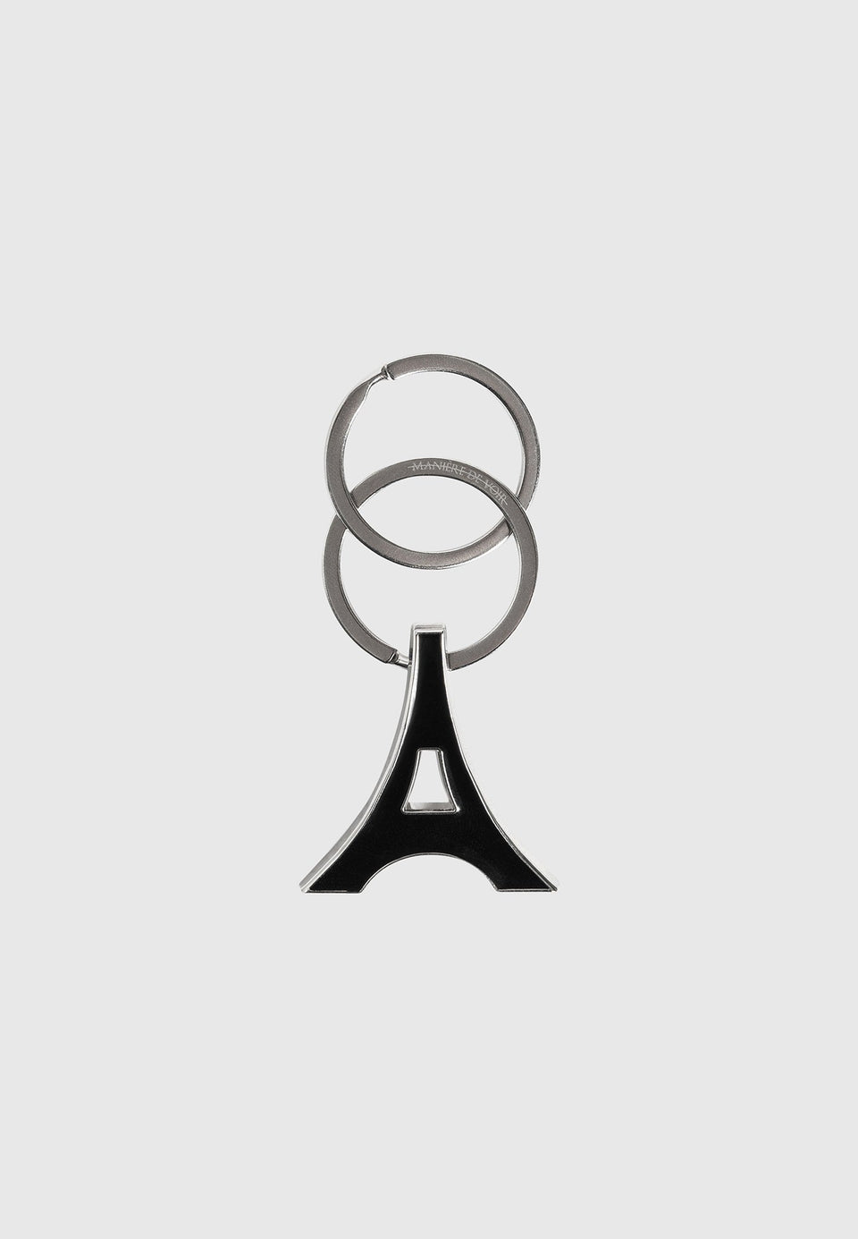 eiffel-enamel-key-ring-black-silver