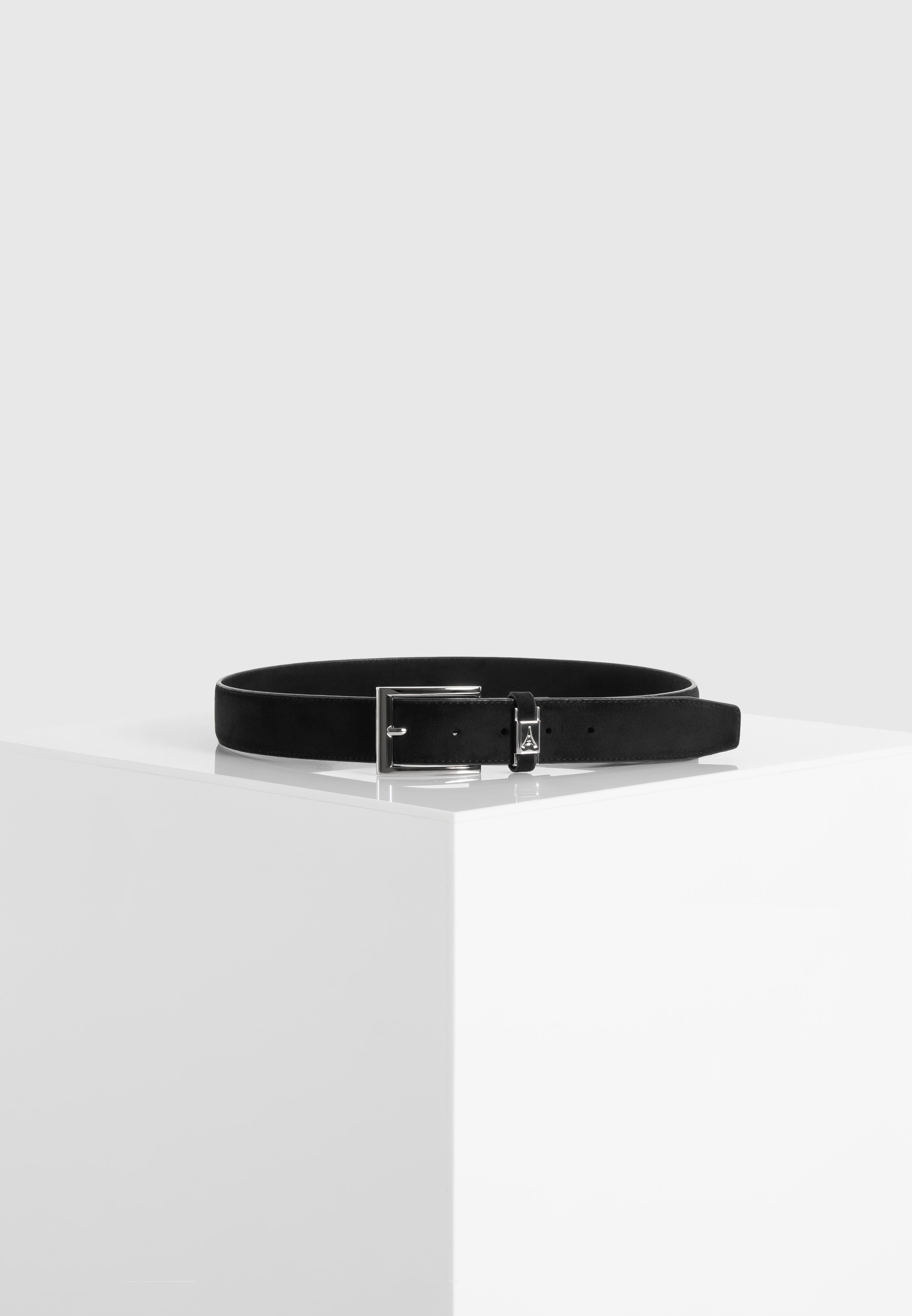 Lionel - Suede Belt - Black 