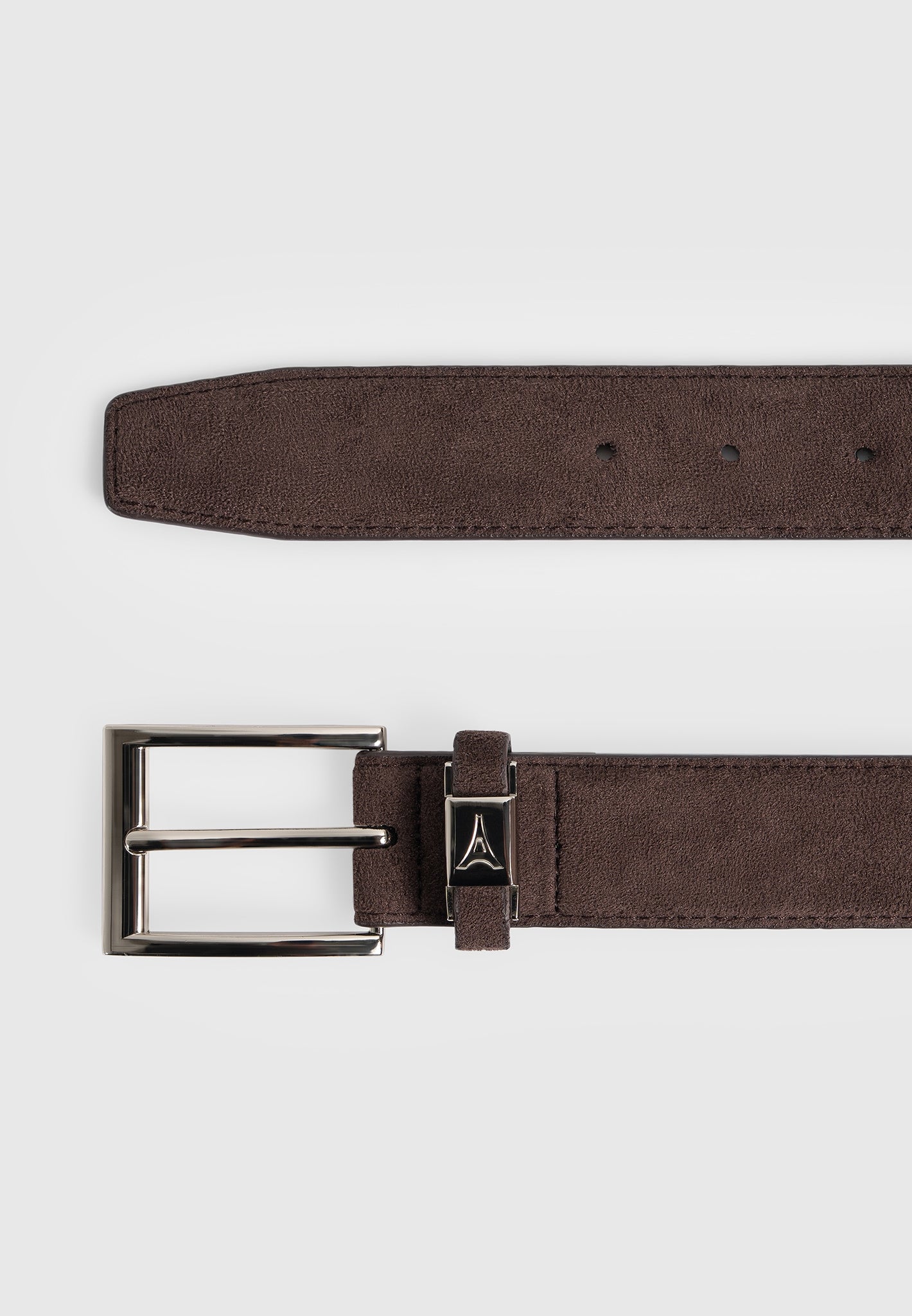 Lionel - Suede Belt - Brown 