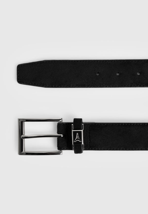 Lionel - Suede Belt - Black