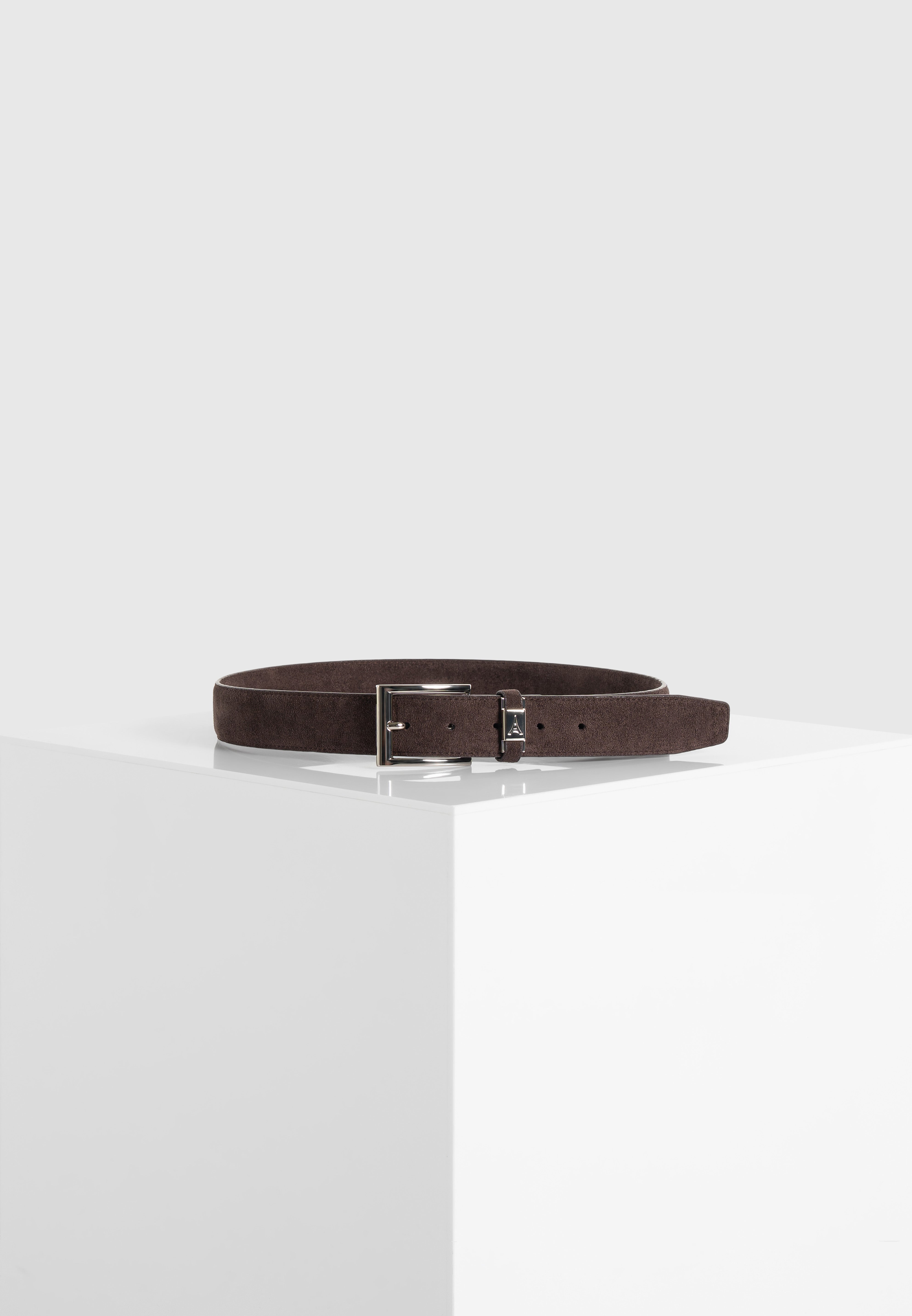 Lionel - Suede Belt - Brown 