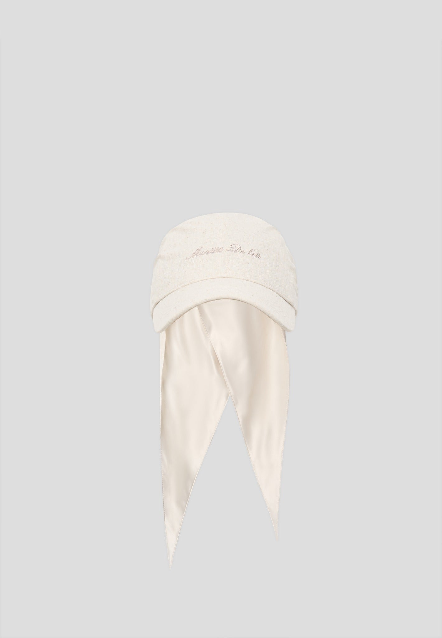 Arianne - Linen Bandana Cap - Natural 