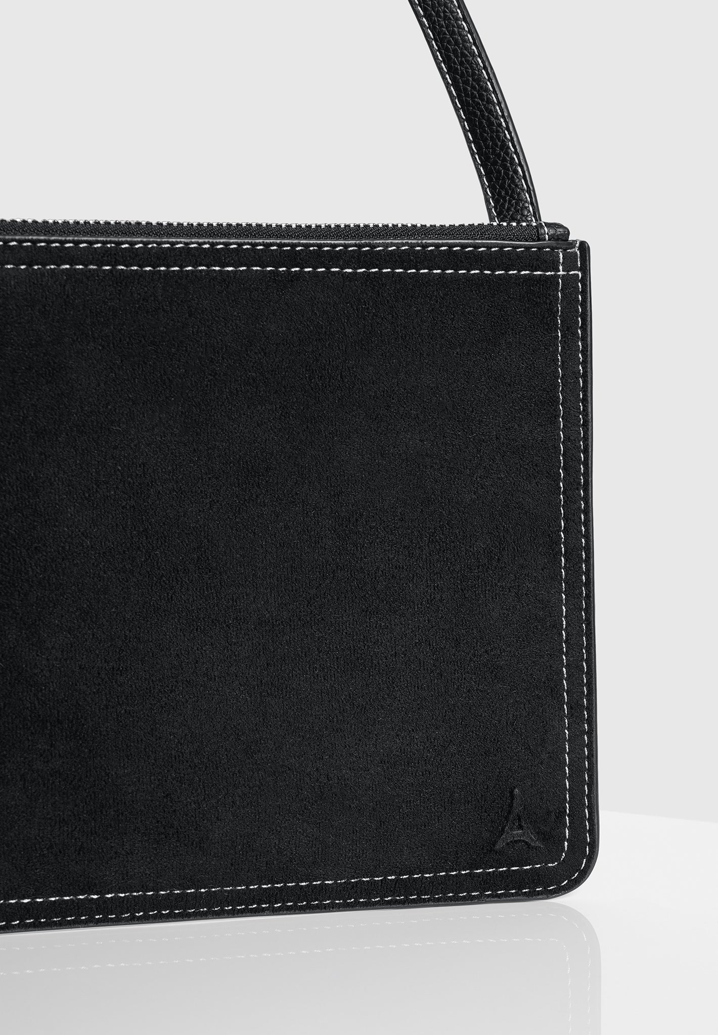 elio-suede-contrast-stitch-crossbody-bag-black
