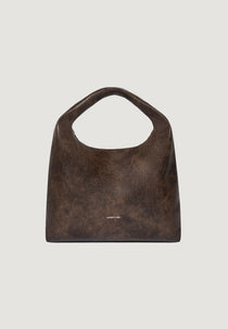 Aubin - Vintage Leather Hobo Bag - Brown