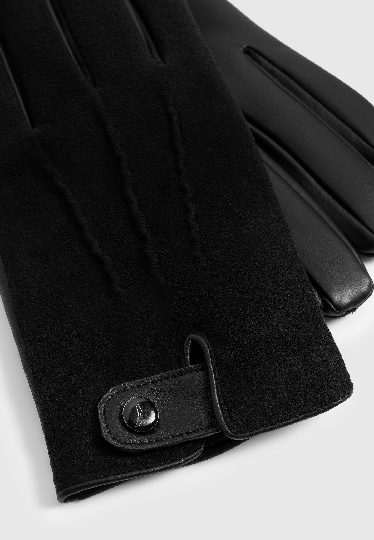 Mario - Suede Gloves - Black