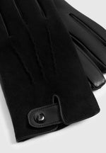 Mario - Suede Gloves - Black