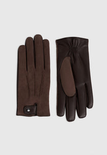 Mario - Suede Gloves - Brown