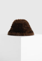 Ilya - Oversized Fur Hat - Brown