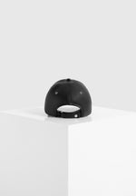 Lou - Leather Cap - Black
