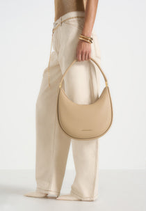 Penny - 3-In-1 Leather Medium Bag - Beige
